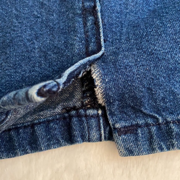 {VTG} Jack Mulqueen | Denim Jean Skirt - Picture 14 of 15